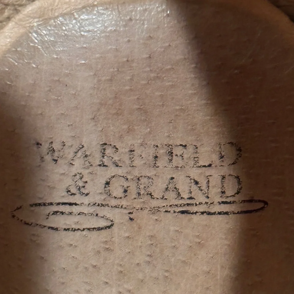 Warfield & Grand size 10 black leather ankle boot